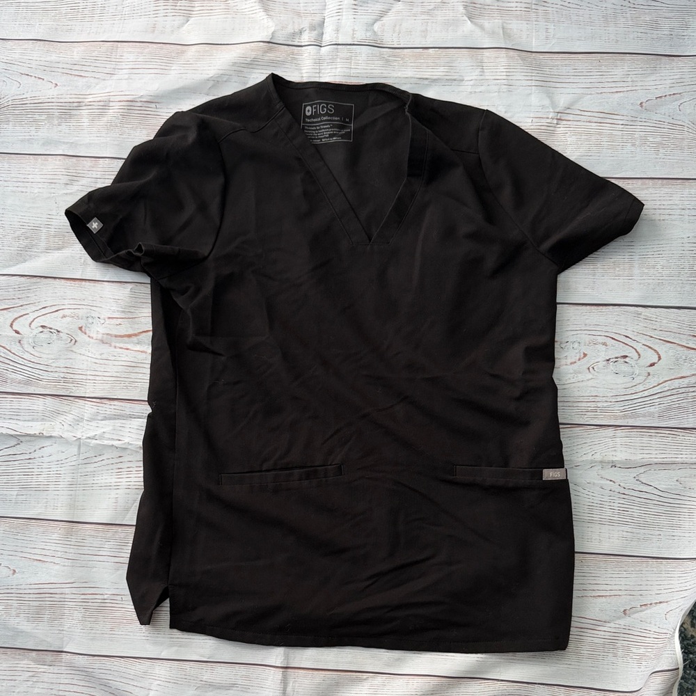 Figs Black Women’s Medium Casma 3 Pocket Scrub Top